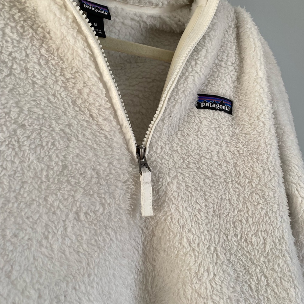 Patagonia fuzzy and warm throw over